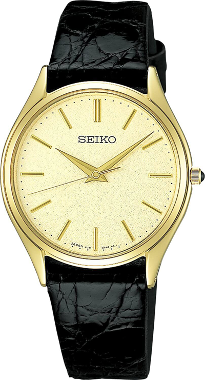 Pre-owned Seiko Men's Watch Dolce Sacm150 Round Gold