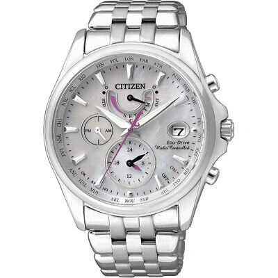 Pre-owned Citizen Silver Womens Multi Dial Watch Fc0010-55d