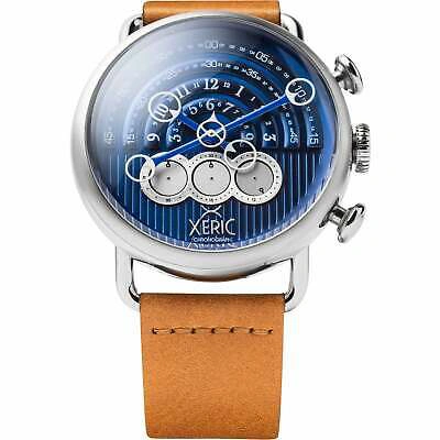 Pre-owned Xeric Halograph Chrono Sapphire Silver Navy