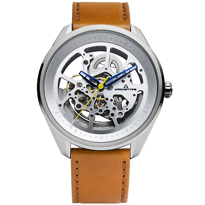 Pre-owned Archetype Nemesis Automatic Silver Tan