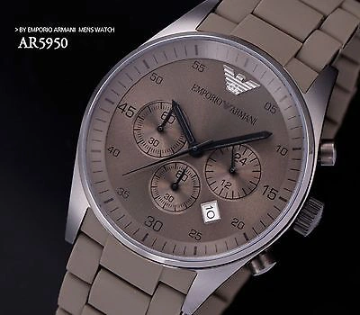 Pre-owned Emporio Armani 100% Brand Authentic  Chrono Women's Watch Ar5951