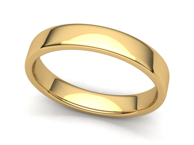 Pre-owned Jewelwesell Euro Dome Plain Band Ring Mens Womens 2mm 3mm 4mm 5mm 6mm 7mm 8mm Solid 18k Gold