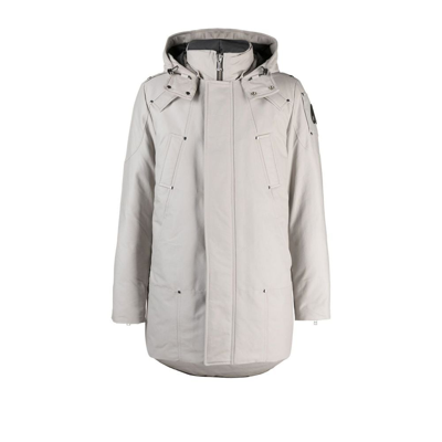 Moose Knuckles Grey Saint Ulric Padded Down Parka In Nocolor