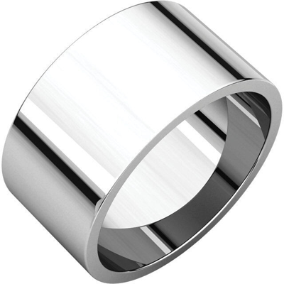 Pre-owned Sti 10mm Wide Flat Top Barrel Band In 18k Rose, White Or Yellow Gold Not Tapered