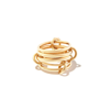 Spinelli Kilcollin 18k Yellow Gold Aquarius Ring Stack In Gold