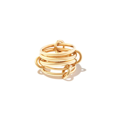 Spinelli Kilcollin 18k Yellow Gold Aquarius Ring Stack