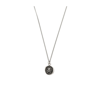 Pyrrha Sterling Silver Remember To Live Chain Necklace In Silver