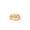 Spinelli Kilcollin 18k Yellow Gold Pisces Ring Stack In Gold
