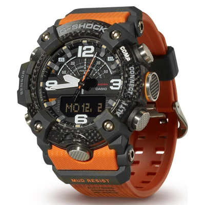 Pre-owned G-shock Brand Authentic  Mudmaster Ggb100-1a9 With Quad Sensor Watch - Orange