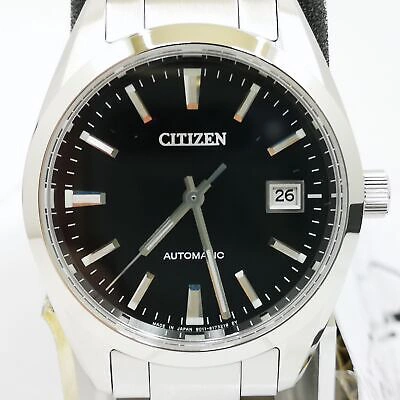 Pre-owned Citizen Collection Nb1050-59e Black Mechanical Men's Watch In Box