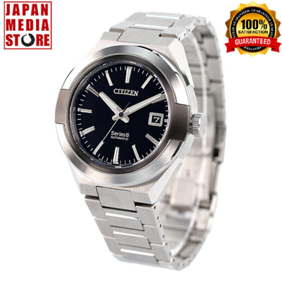 Pre-owned Citizen Na1004-87e Series 8 870 Mechanical Automatic Black Dial Men Watch Japan