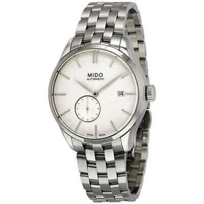 Pre-owned Mido Belluna Ii Automatic Silver Dial Men's Watch M0244281103100
