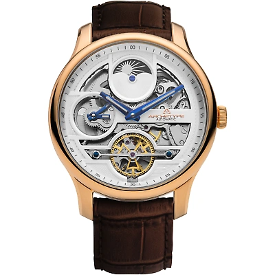 Pre-owned Archetype Archer Automatic Rose Gold White