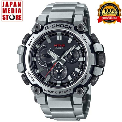 Pre-owned Casio G-shock Mt-g Mtg-b3000d-1ajf Silver Bluetooth Solar Atomic Men Watch Japan