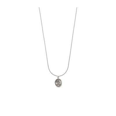 Pyrrha Sterling Silver Lionhearted Talisman Chain Necklace