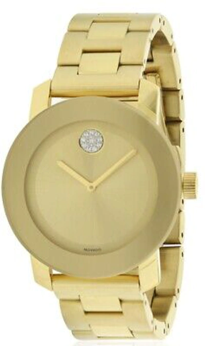 Pre-owned Movado Bold Gold Ion Watch 3600104