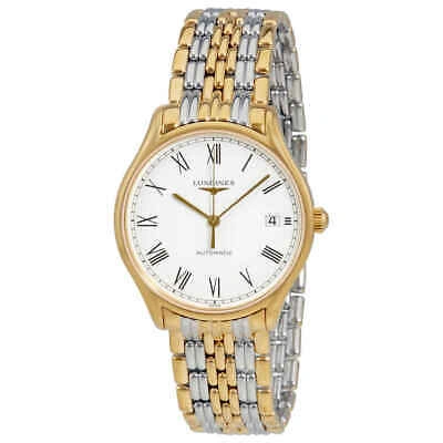 Pre-owned Longines Lyre White Dial Ladies Two Tone Watch L4.860.2.11.7