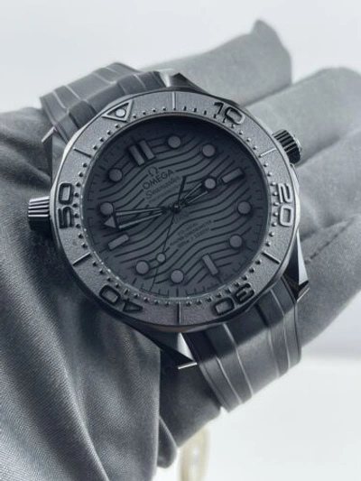 Pre-owned Omega 2022  Seamaster Black Black 43.5mm Ceramic 210.92.44.20.01.003 Watch