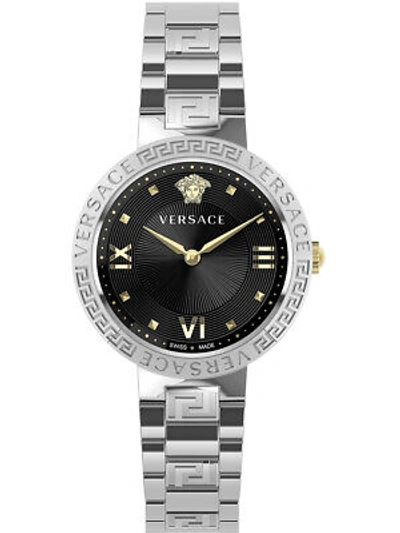 Pre-owned Versace Ve2k00521 Greca Ladies 36mm 5atm