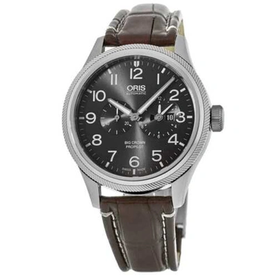Pre-owned Oris Men's 01-690-7735-4063-07-1-22-72fc Propilot 44.7mm Automatic Watch