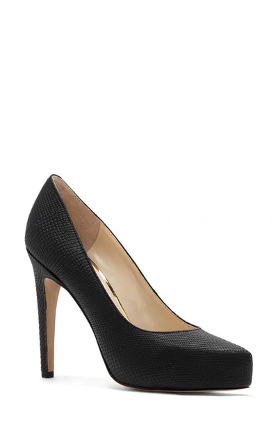 Jessica Simpson Parisah Platform Pump In Black Rum