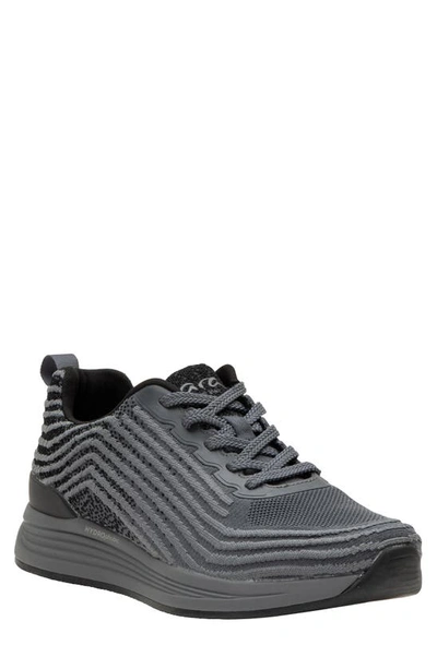 Ara Charles Water Resistant Trainer In Grey / Black