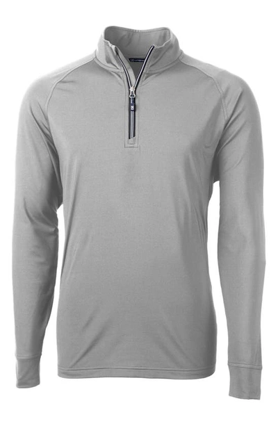 CUTTER & BUCK CUTTER & BUCK ADAPT KNIT QUARTER ZIP PULLOVER
