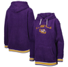 G-III 4HER BY CARL BANKS G-III 4HER BY CARL BANKS PURPLE LSU TIGERS GAME OVER SHERPA PULLOVER HOODIE