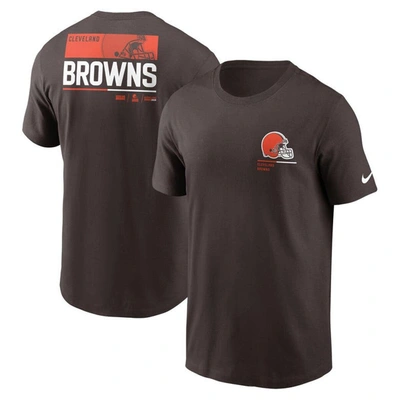 NIKE NIKE BROWN CLEVELAND BROWNS TEAM INCLINE T-SHIRT