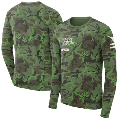 Nike Camo Texas Longhorns Military Long Sleeve T-shirt