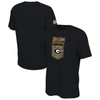 Nike Black Georgia Bulldogs Veterans Camo T-shirt In Black