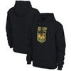 Nike Black Iowa Hawkeyes Veterans Camo Pullover Hoodie In Black