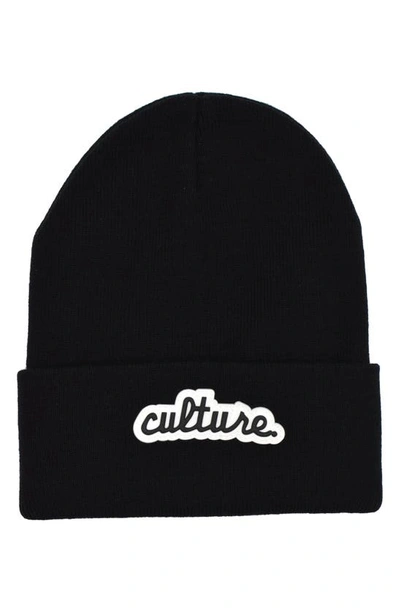 A Life Well Dressed Culture Statement Beanie In Black