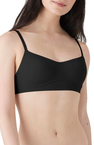 True & Co. Lightly Lined Wireless Bra In Black