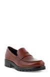 Ecco Modtray Penny Loafer In Cognac