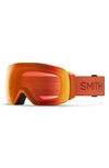Smith I/o Mag™ 154mm Snow Goggles In Carnelian / Chromapop Red