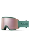 Smith Squad Mag™ 186mm Snow Goggles In Alpine Green / Rose Gold