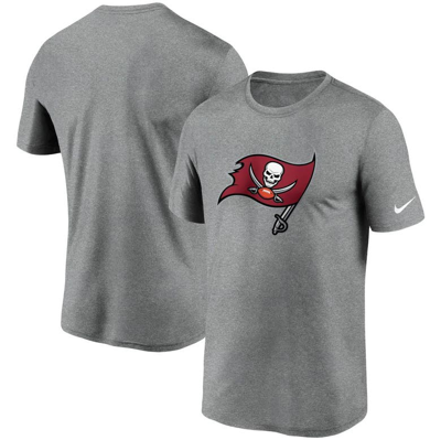 Nike Men's Dri-fit Logo Legend (nfl Tampa Bay Buccaneers) T-shirt In Grey