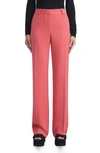 Lafayette 148 Gates Wide Leg Pants In Vibrant Coral