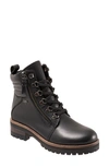 Softwalk Everett Lace-up Boot In Black Leather