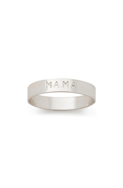 Made By Mary Amara Mama Ring In Silver