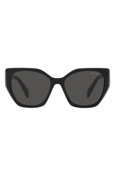 Prada 50mm Small Rectangular Sunglasses In Grey