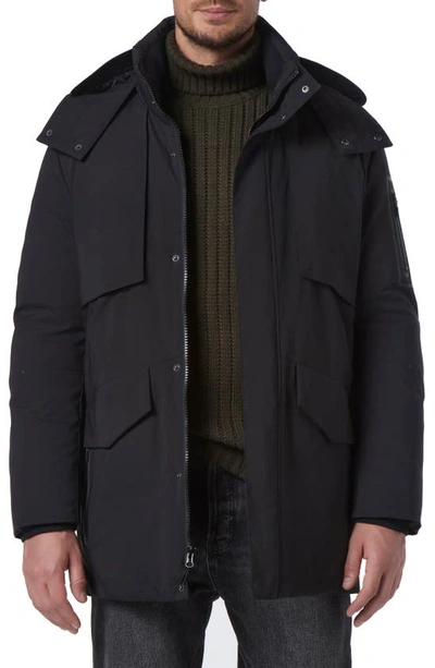 Andrew Marc Jolson Water Resistant Full Zip Down Parka In Black