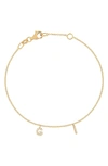 Bony Levy Icon Personalized Diamond Charm Bracelet In 18k Yellow Gold - 2 Charms