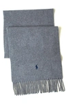 POLO RALPH LAUREN POLO RALPH LAUREN WOOL BLEND MUFFLER SCARF