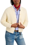 Alex Mill Cable Knit Nico Chunky Cardigan In Ivory