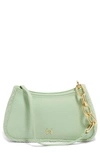 House Of Want Newbie Vegan Leather Shoulder Bag In Seafoam