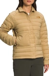 The North Face Belleview Stretch 600-fill Power Down Parka In Antelope Tan