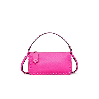 Valentino Garavani Small Rockstud Shoulder Bag In Pink | ModeSens