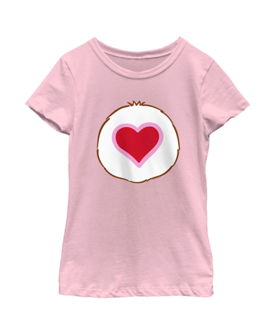 Care Bears Girl's  Tenderheart Bear Costume Child T-shirt In Light Pink